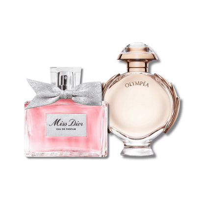 Luxury Damen-Duo – P. Rabanne Olympea 80ml & DR Miss Dior 100ml (Ikonisches Duftset)