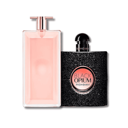 Luxury Damen-Duo – YSL Black Opium 90ml & LNC Idôle 100ml (Ikonisches Duftset)